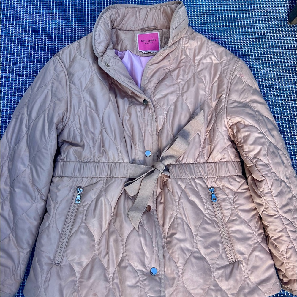 Perfect Fall jacket. Kate Spade champagne  size L